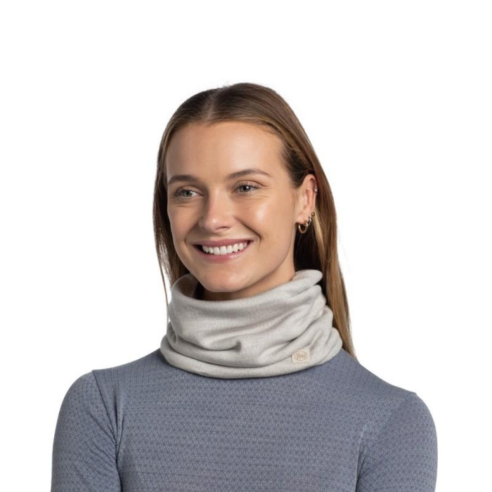 Шарф-труба Buff Merino Heavyweight Neck Warmer solid Cloud  