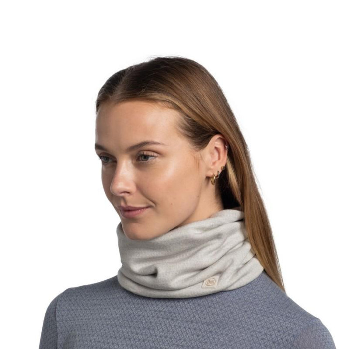Шарф-труба Buff Merino Heavyweight Neck Warmer solid Cloud  