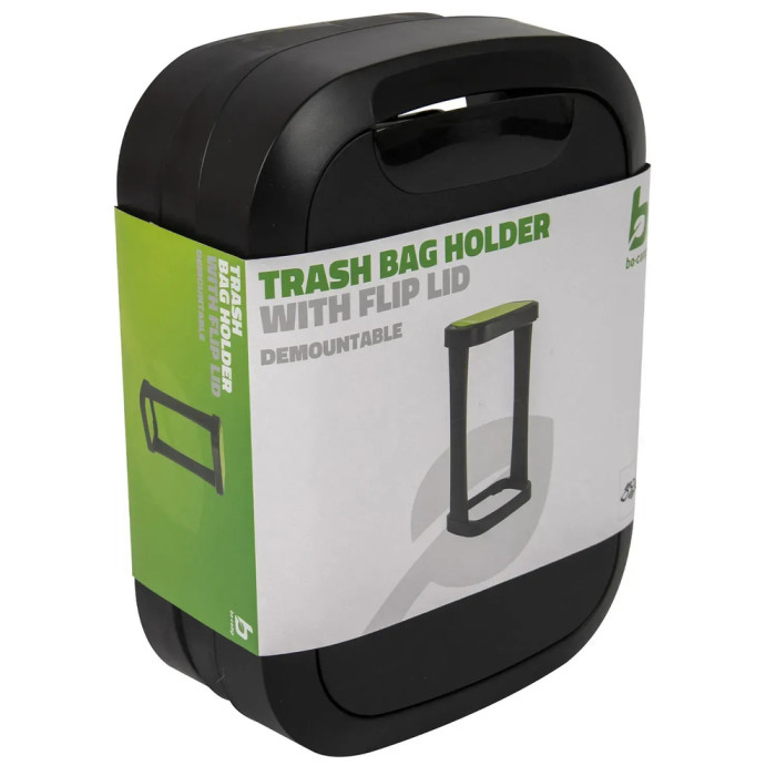 Корзина для мусора складная Bo-Camp Flip Lid 120L Black (6315225)  