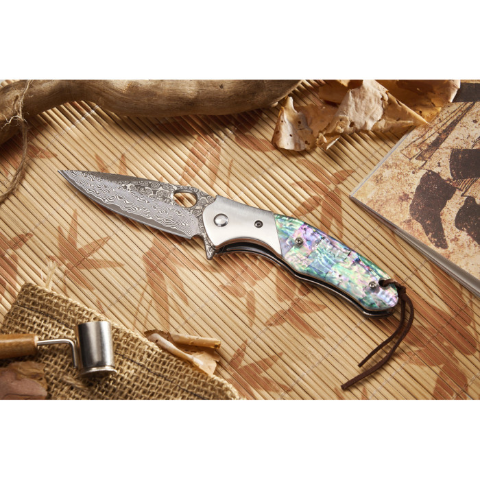 Карманный нож Grand Way DG 020 (дамаск)  