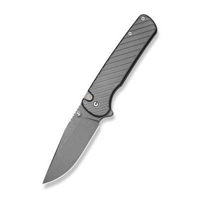 Нож складной туристический Civivi Iron Tide (8.2 см) 14C28N / Aluminum серый