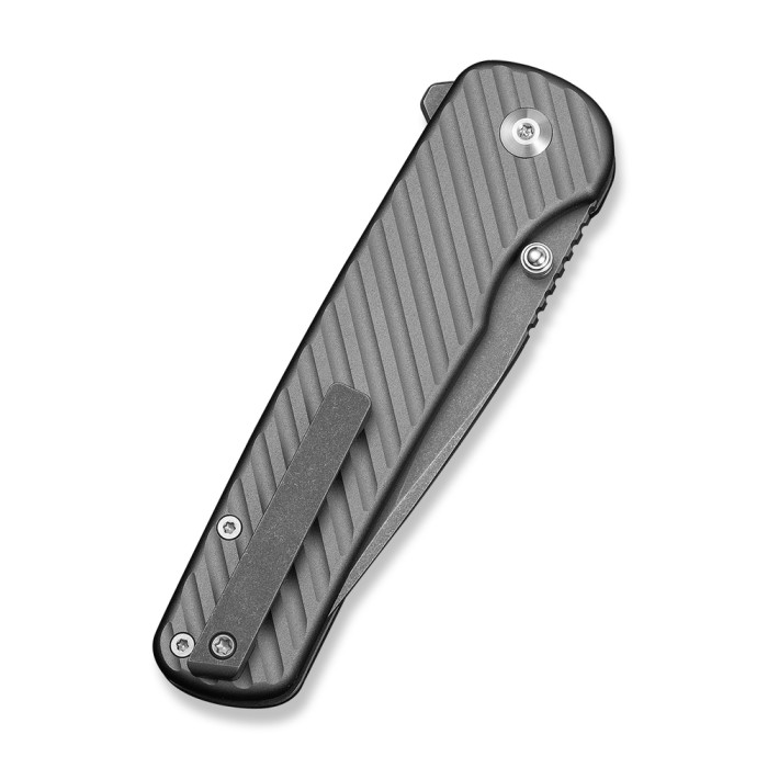 Нож складной туристический Civivi Iron Tide (8.2 см) 14C28N / Aluminum серый  