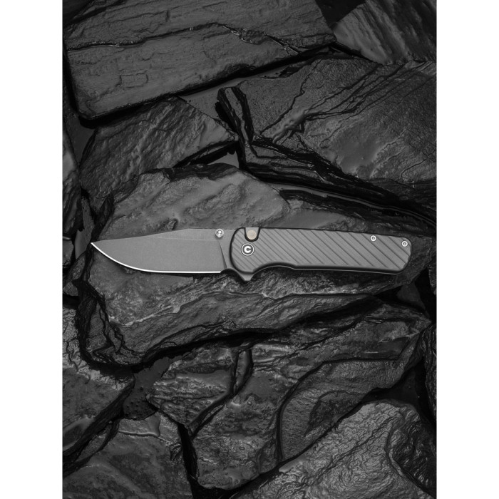 Нож складной туристический Civivi Iron Tide (8.2 см) 14C28N / Aluminum серый  