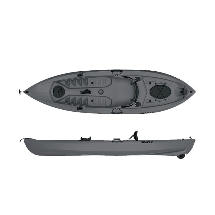 Каяк рыболовный SF-1007 SeaFlo, серый  