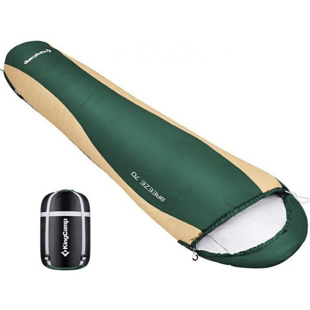 Спальный мешок KingCamp BREEZE 70 (KS2020) L DARKGREEN  