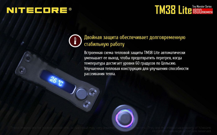 Фонарь Nitecore TM38 lite  
