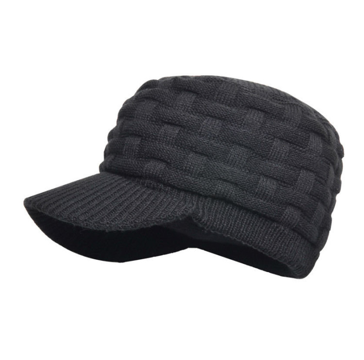 Водонепроницаемая шапка DexShell с козырьком Beanie Peaked DH393, черный 