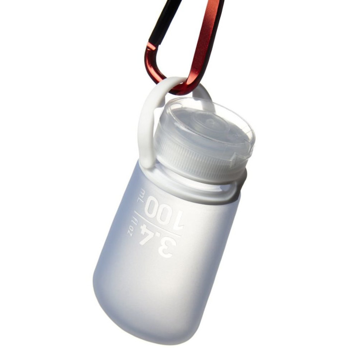 Набор силиконовых бутылочек Humangear GoToob + 3-Pack Large (прозрачный, фиолетовый, бирюзовый)  