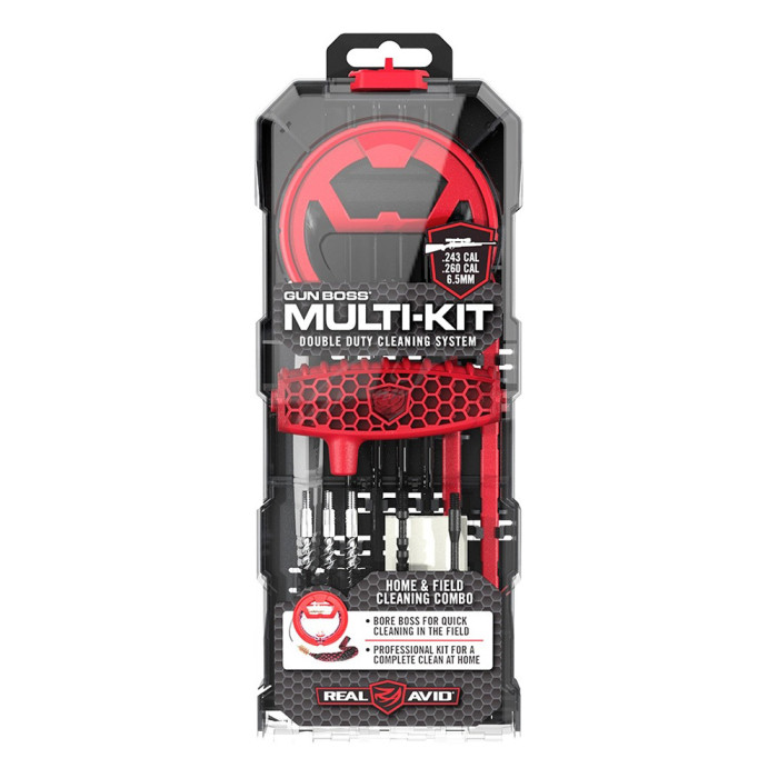 Набор для чистки Real Avid Gun Boss Multi-Kit - .243CAL/.260CAL/6.5MM  