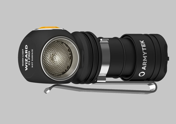 Мультифонарь Armytek Wizard C1 Pro Magnet USB+18350 LH351D Warm (теплый свет)  