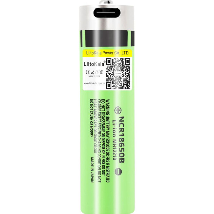 Аккумулятор LiitoKala Lii-USB-34B 18650 3400mah  