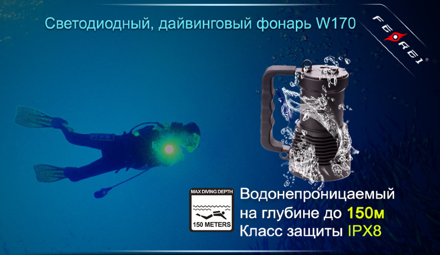 Фонарь Ferei W170 CREE XM-L2