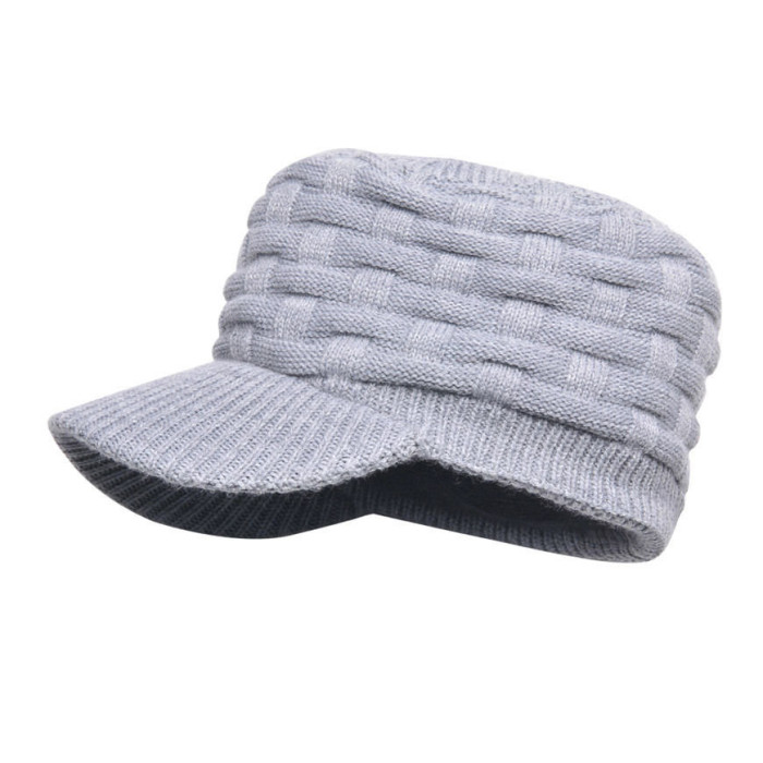 Водонепроницаемая шапка DexShell с козырьком Beanie Peaked DH393, серый  