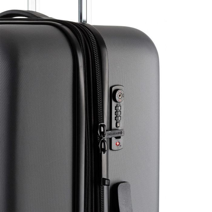 Чемодан Swissbrand Berlin (L) Grey (SWB_LHBER801L)  