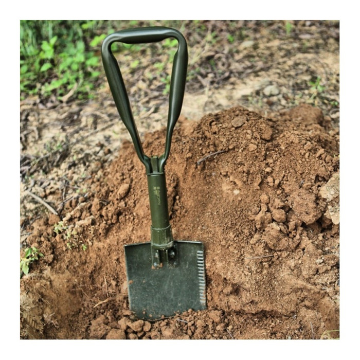 Лопата cкладная с пиком AceCamp Military Shovel  