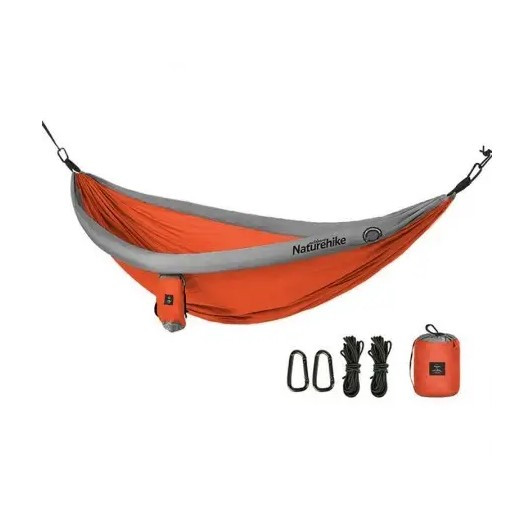 Гамак Naturehike 210T Inflatable pipe 2-местный NH18D002-C orange 