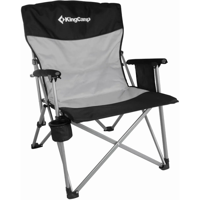 Стул раскладной KingCamp Comfort black/mediumgrey  