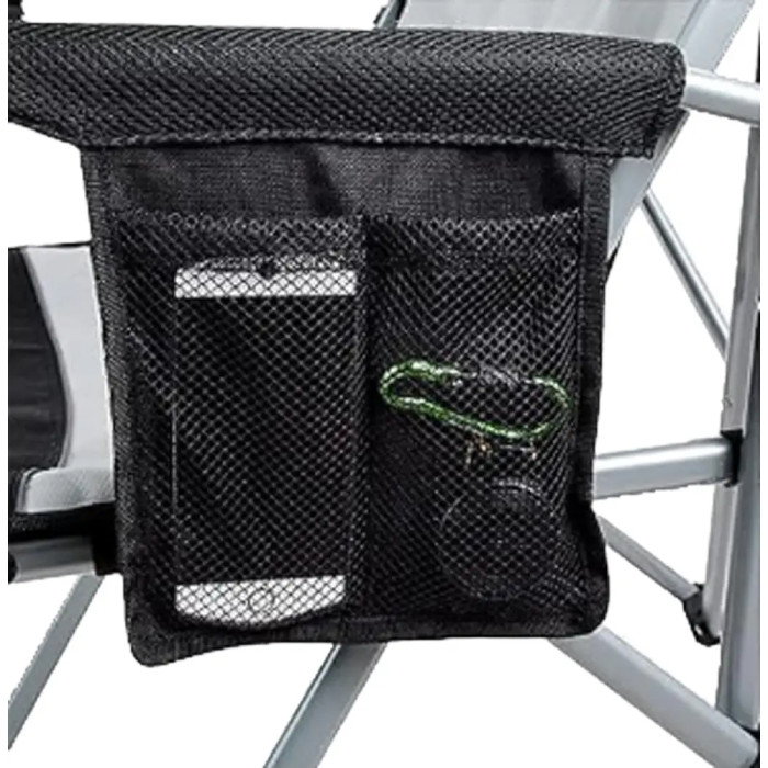 Стул раскладной KingCamp Comfort black/mediumgrey  