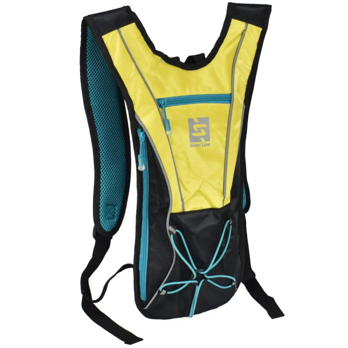 Рюкзак спортивный Semi Line 9 Black/Yellow (3294)  
