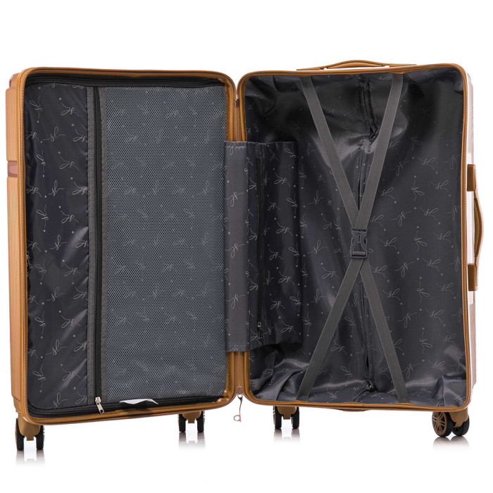 Чемодан Semi Line 24" (M) Gold (T5667-3)  