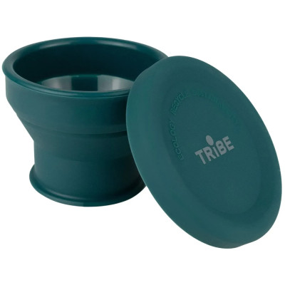 Стакан Tribe Collapsible Shot 90 мл с силиконовой крышкой T-FF-0030, ocean