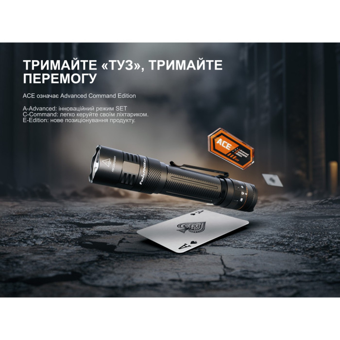 Фонарь тактический ручной Fenix PD45R ACE 3200лм  