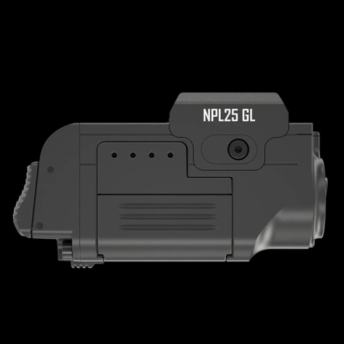 Фонарь пистолетный с ЛЦУ Nitecore NPL25 GL (900 люмен, магнитная зарядка, зеленый луч)  