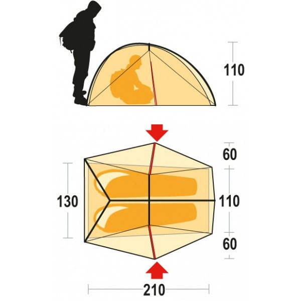 Палатка Ferrino Nemesi 2 Olive Green  