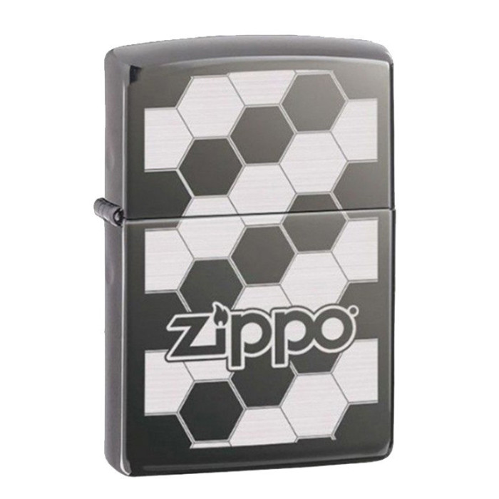 Зажигалка Zippo Honeycomb Black Ice 324680  