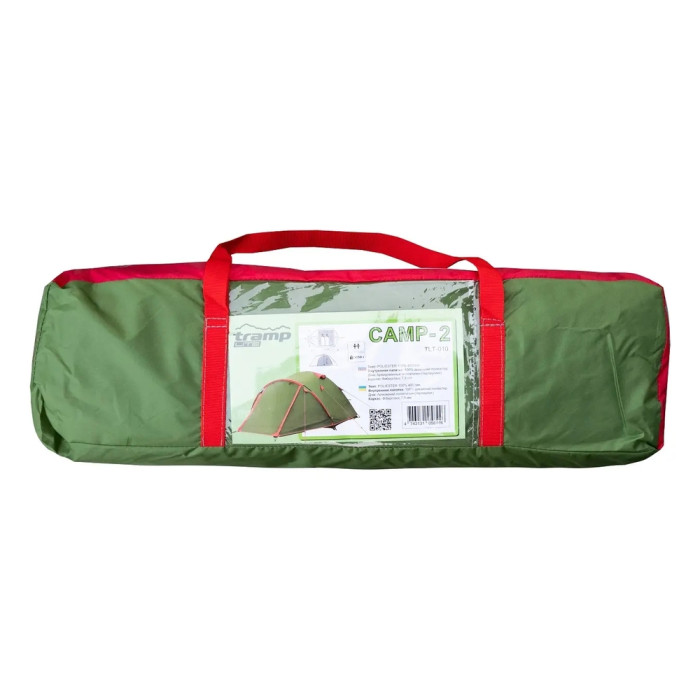 Палатка Tramp Lite Camp 2 TLT-010, зеленый  