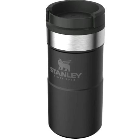 Термочашка Stanley Classic Never Leak - черная - 0.25 л.  
