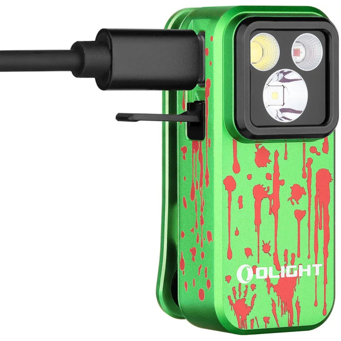 Фонарь Olight Oclip Pro Zombie green  