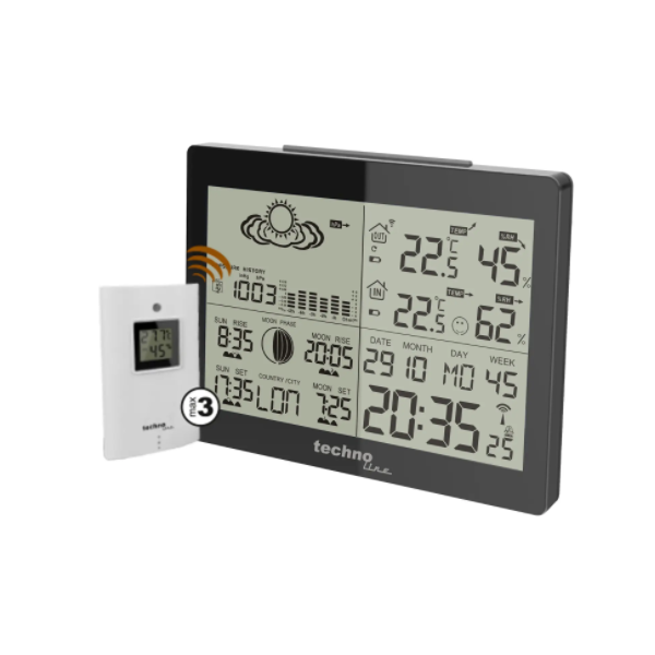 Метеостанция Technoline  WS6760 - черная 