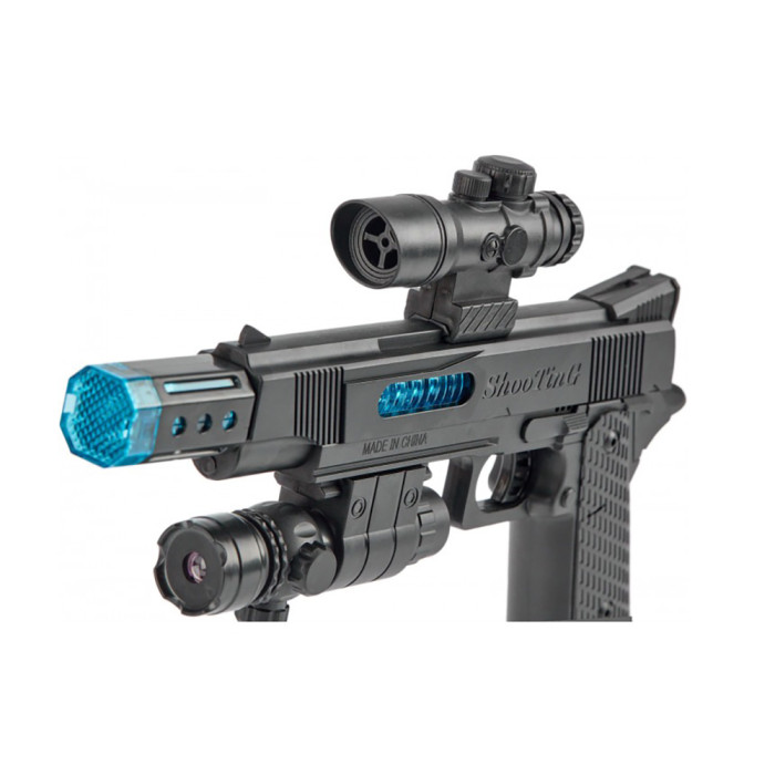 Пистолет свето-звуковой ZIPP Toys Colt 1911 черный 