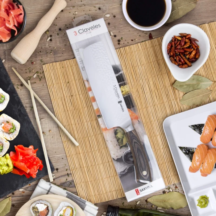 Нож накири/усуба 17 см SAKURA 3claveles 1027, Испания  