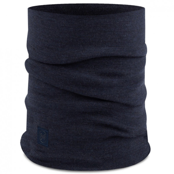 Шарф-труба Buff Merino Heavyweight Neck Warmer solid Indigo  