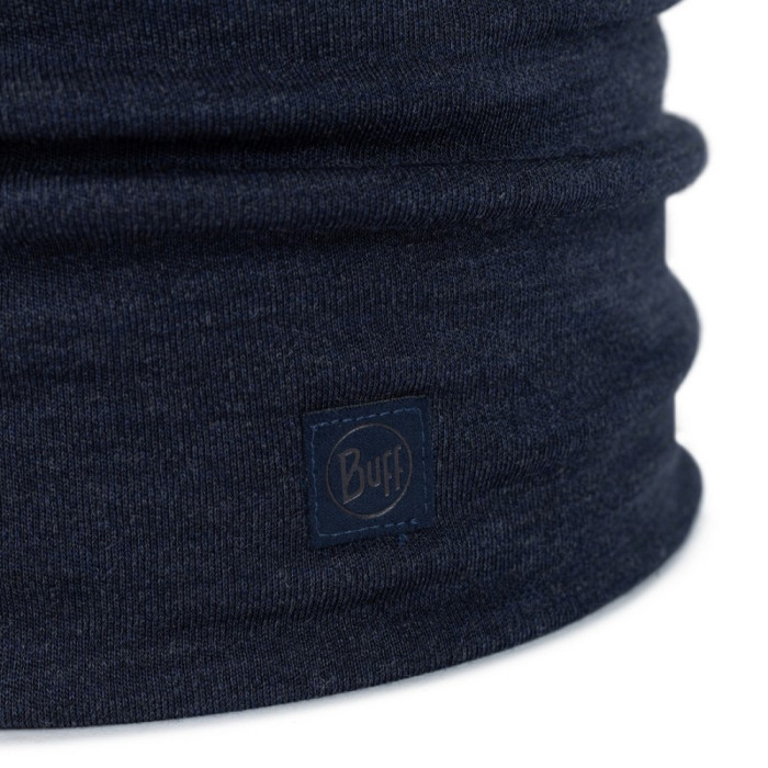 Шарф-труба Buff Merino Heavyweight Neck Warmer solid Indigo  