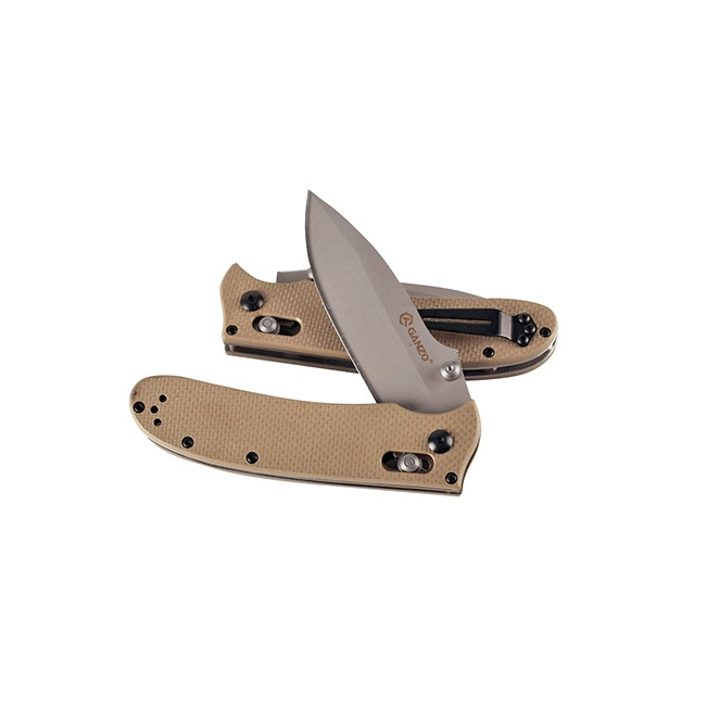 Нож Ganzo G704, желтый  