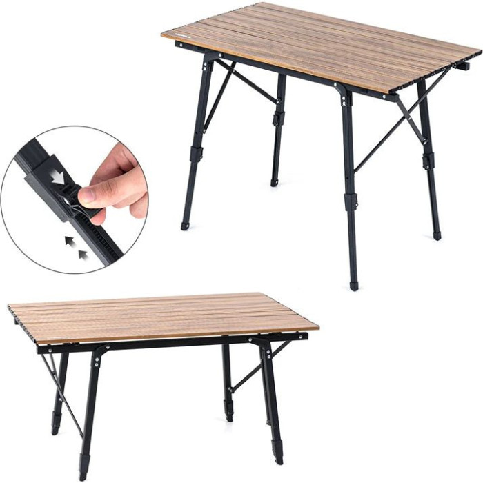 Стол раскладной с выдвижными ножками Naturehike NH19Z003-D, малый  