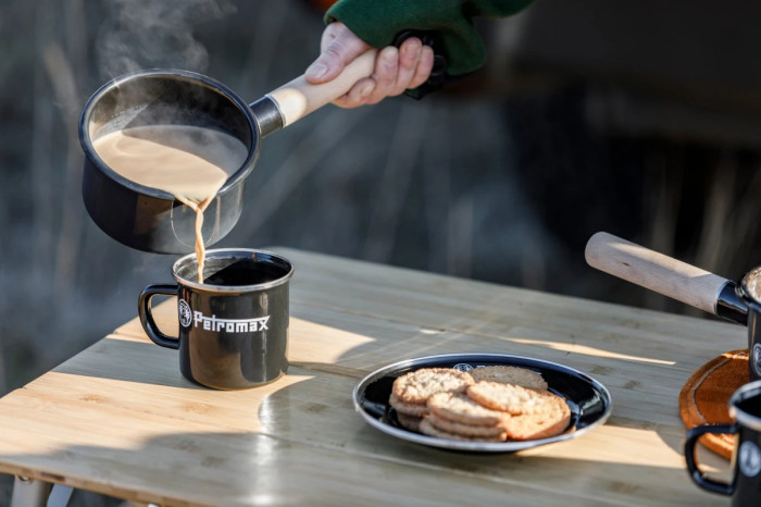 Кружка эмалированная Petromax Enamel Mug 300 мл Черная  