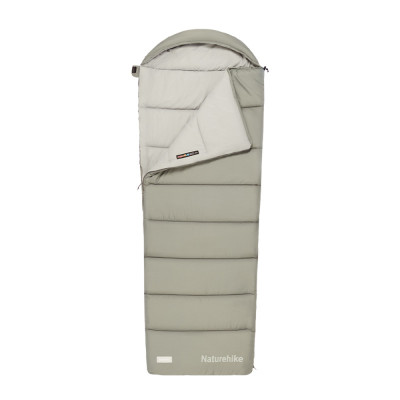 Спальный мешок с капюшоном Naturehike MS500 CNK2350WS023 правый, зеленый