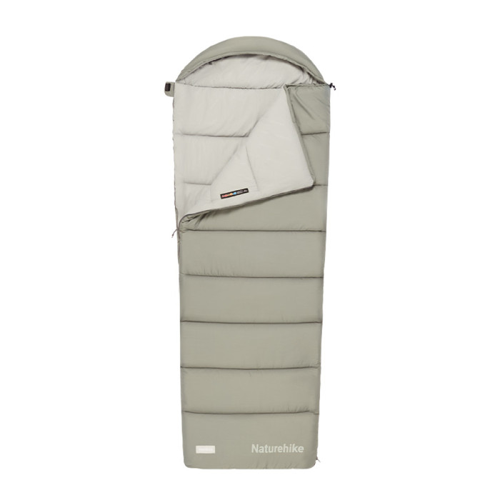 Спальный мешок с капюшоном Naturehike MS500 CNK2350WS023 правый, зеленый  