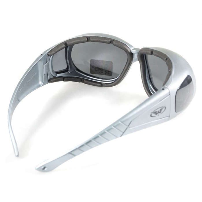 Очки Global Vision Outfitter Metallic (gray) черные в серой оправе 