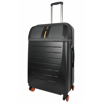 Чемодан Semi Line 28" (L) Black/Orange Line (T5734-3)