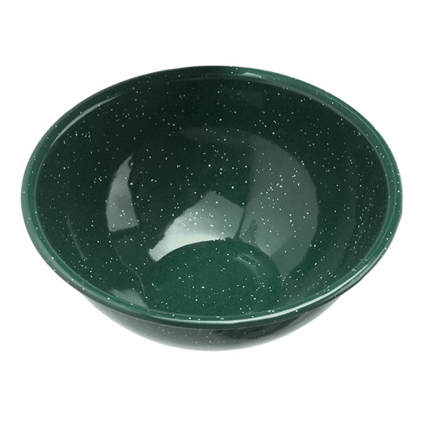 Тарелка глубокая эмалированная GSI Outdoors 6" Mixing Bowl Green  