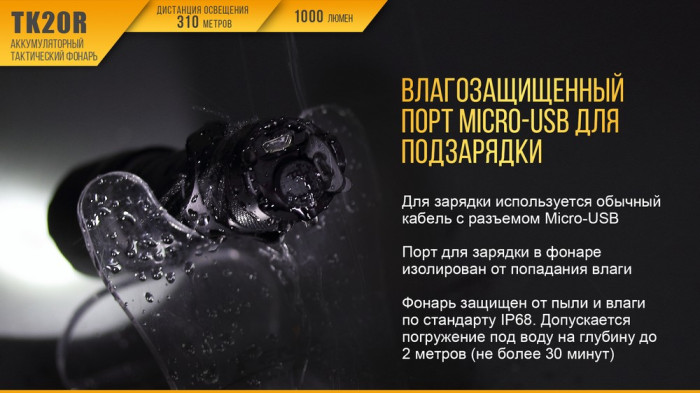 Подарочный комплект Fenix TK20R + CL05 в подарок  