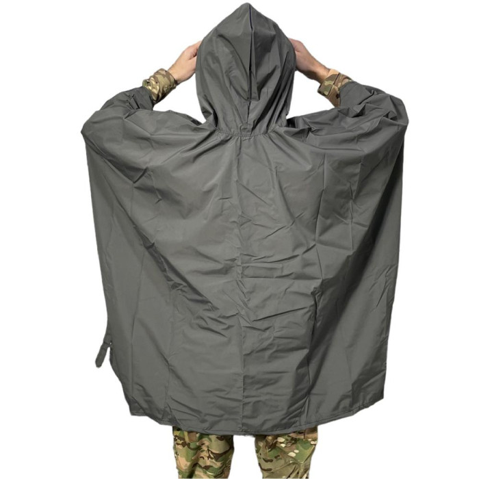 Тактический пончо rip stop Ranger серый (RA8921)  
