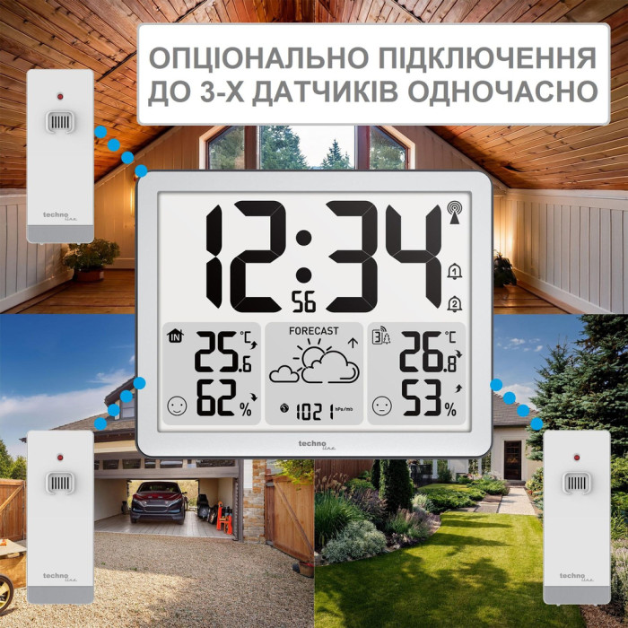 Метеостанция Technoline WS6780 Silver (WS6780)  