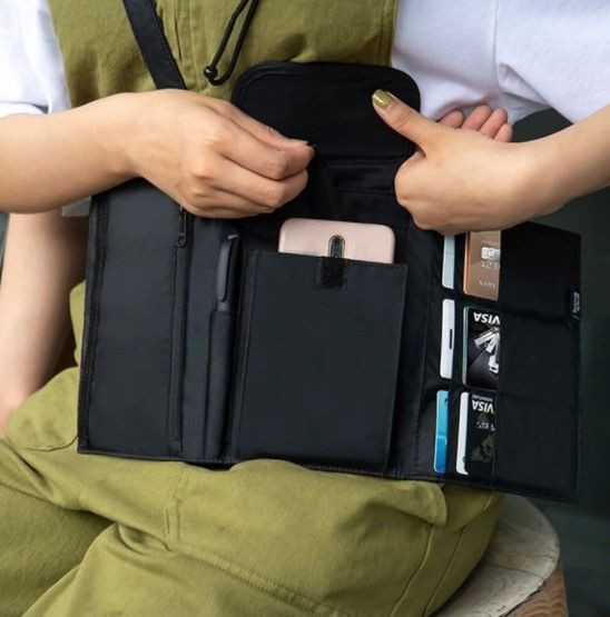 Органайзер Naturehike Travel Passport Holder Bag RFID-Blocking серый  