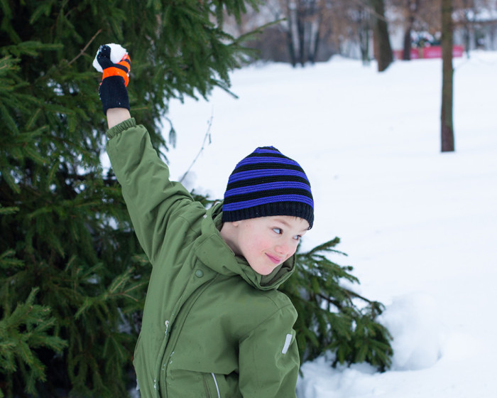 Детская водонепроницаемая шапка DexShell DH552, фиолетовый  